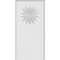 Ekena Millwork Standard Foster Flower Plinth Block With Rounded Edge, 4"W x 8"H x 1"P PBP040X080X100FOS11 - alternate 4